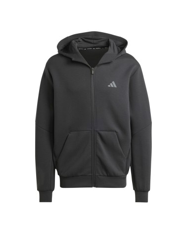 Sudadera Adidas D4T Full-Zip Capucha Negra