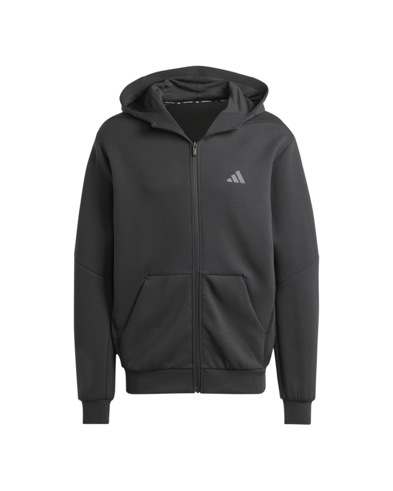 Sudadera Adidas D4T Full-Zip Capucha Negra