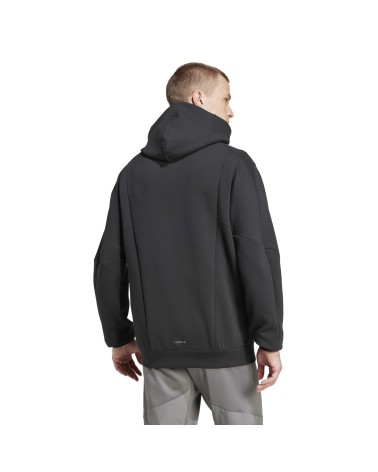 Sudadera Adidas D4T Full-Zip Capucha Negra