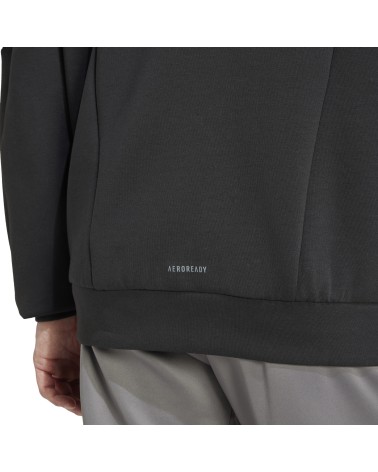 Sudadera Adidas D4T Full-Zip Capucha Negra