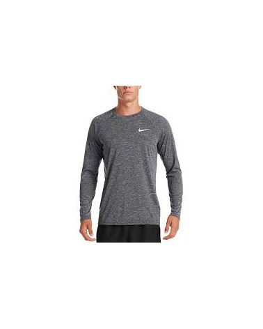 Camiseta Nike MangaLarga Swim Heather Gris